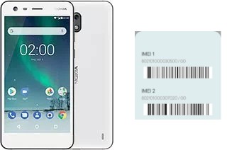 Como ver o código IMEI em Nokia 2