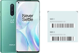 Como ver o código IMEI em OnePlus 8