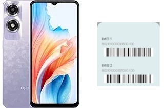 Como ver o código IMEI em Oppo A2x