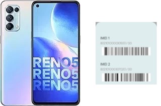 Como ver o código IMEI em Reno5 4G