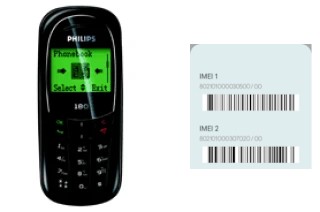 Como ver o código IMEI em Philips 180