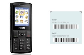 Como ver o código IMEI em Philips 290