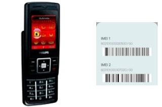 Como ver o código IMEI em Philips 390