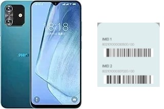 Como ver o código IMEI em Philips PH2