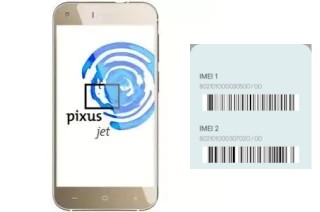 Como ver o código IMEI em Pixus Jet