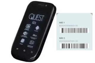 Como ver o código IMEI em QUEST 321