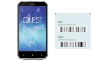 Como ver o código IMEI em QUEST 400