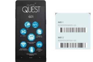 Como ver o código IMEI em Quest 601