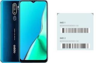 Como ver o código IMEI em Oppo A9 (2020)