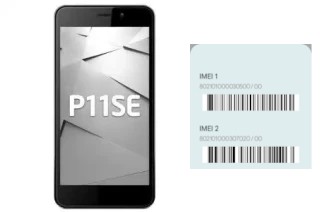 Como ver o código IMEI em P11SE