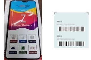 Como ver o código IMEI em Samgle Z