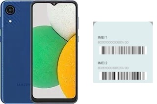 Como ver o código IMEI em Galaxy A03 Core