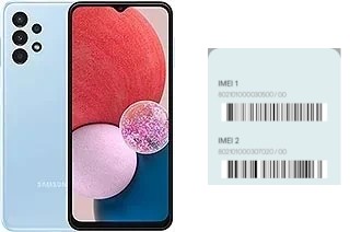 Como ver o código IMEI em Galaxy A13 (SM-A137)