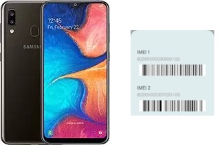 Como ver o código IMEI em Galaxy A20