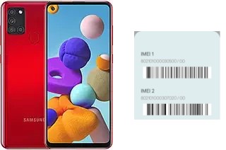 Como ver o código IMEI em Galaxy A21s