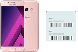 Como ver o código IMEI em Galaxy A3 (2017)