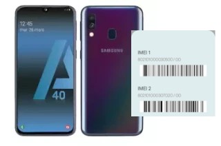 Como ver o código IMEI em Galaxy A40s