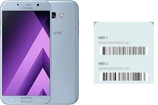 Como ver o código IMEI em Galaxy A7 (2017)