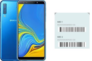 Como ver o código IMEI em Galaxy A7 (2018)