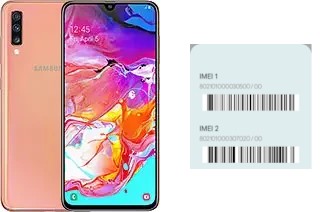 Como ver o código IMEI em Galaxy A70