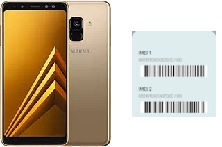 Como ver o código IMEI em Galaxy A8 (2018)