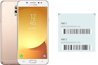 Como ver o código IMEI em Galaxy C7 (2017)