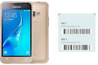 Como ver o código IMEI em Galaxy J1 (2016)