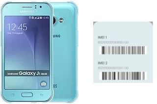 Como ver o código IMEI em Galaxy J1 Ace