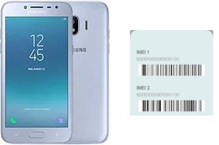 Como ver o código IMEI em Galaxy J2 Pro (2018)