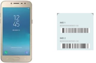 Como ver o código IMEI em Galaxy J2 (2018)