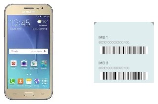 Como ver o código IMEI em Galaxy J2 DTV