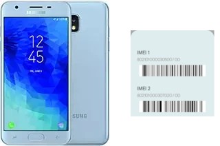 Como ver o código IMEI em Galaxy J3 (2018)