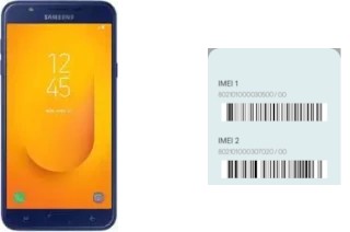 Como ver o código IMEI em Galaxy J7 Duo (2018)