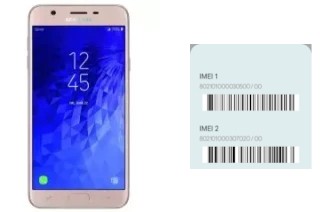 Como ver o código IMEI em Galaxy J7 Refine (2018)