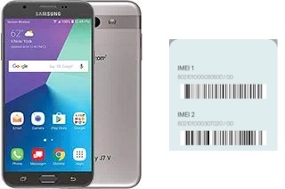 Como ver o código IMEI em Galaxy J7 V