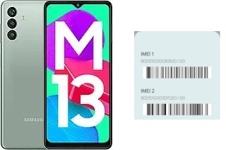 Como ver o código IMEI em Galaxy M13 (India)