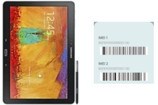 Como ver o código IMEI em Galaxy Note 10.1 (2014 Edition)