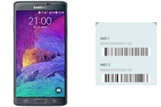 Como ver o código IMEI em Galaxy Note 4 Duos