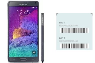 Como ver o código IMEI em Galaxy Note 4