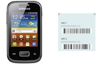 Como ver o código IMEI em Galaxy Pocket S5300