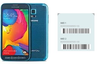 Como ver o código IMEI em Galaxy S5 Sport