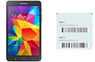 Como ver o código IMEI em Galaxy Tab 4 7.0