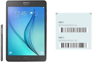 Como ver o código IMEI em Galaxy Tab A 8.0 & S Pen (2015)