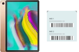 Como ver o código IMEI em Galaxy Tab S5e