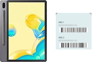 Como ver o código IMEI em Galaxy Tab S6 5G