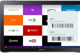 Como ver o código IMEI em Galaxy View Wi-Fi