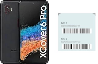 Como ver o código IMEI em Galaxy Xcover6 Pro