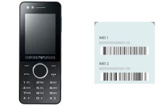 Como ver o código IMEI em M7500 Emporio Armani