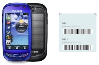 Como ver o código IMEI em S7550 Blue Earth