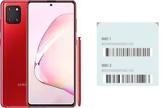 Como ver o código IMEI em Galaxy Note10 Lite